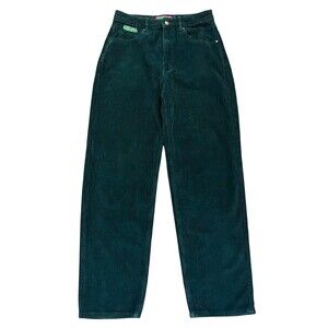 EMPYRE Tori 90s Y2K Ponderosa Green Corduroy Skate Pants Baggy Streetwear Size 6
